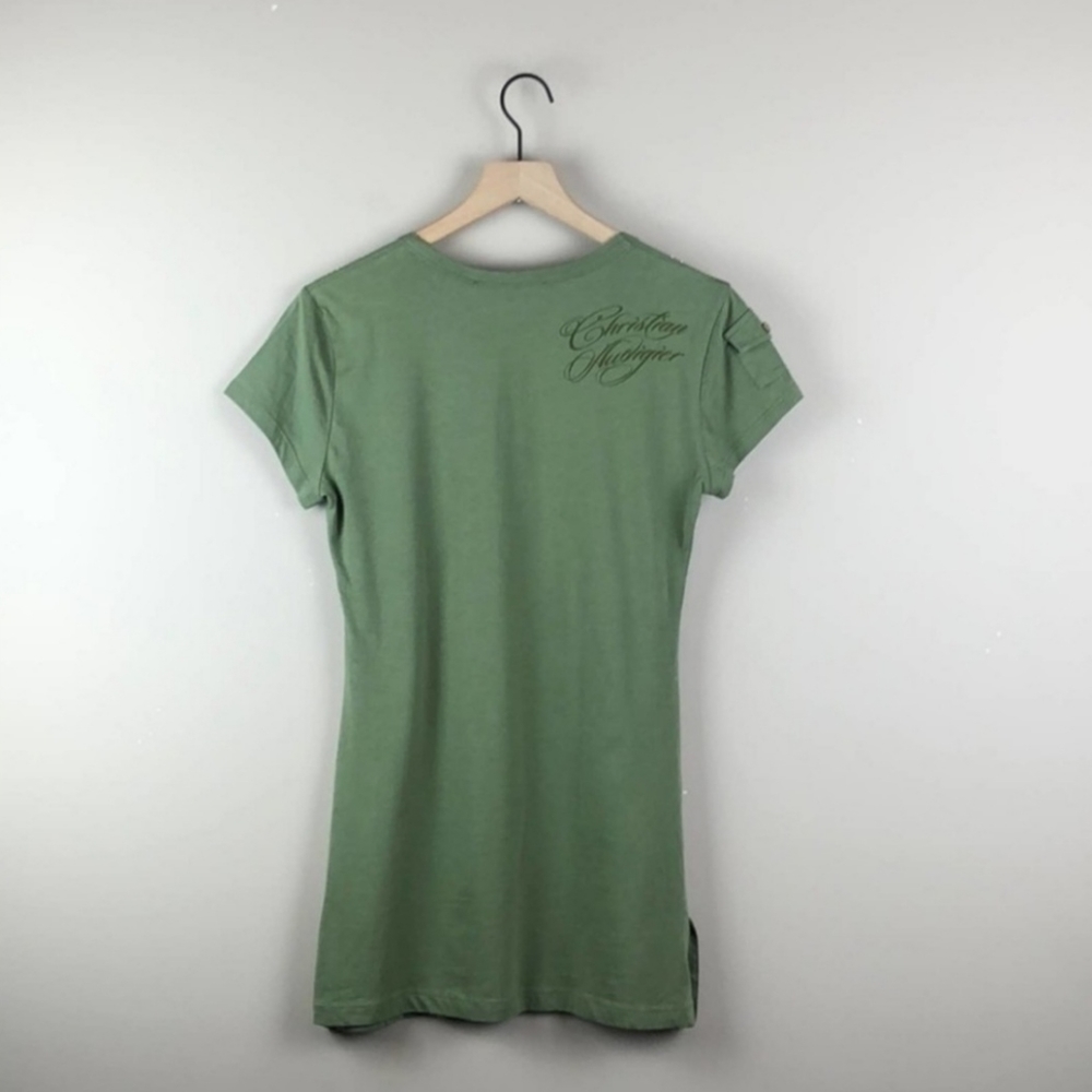 NWT Christian Audigier Embellished Top (Large) - Picture 4 of 7